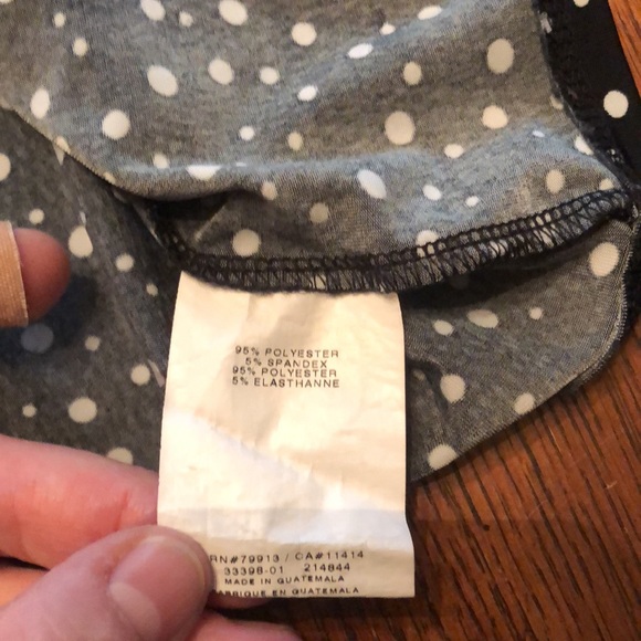 Maternity Polka Dot Blouse Size Large - Picture 6 of 9